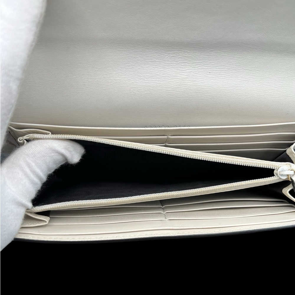 Gucci Sherry Line Coated Canvas Continental Wallet -EUC - Picture 15 of 16